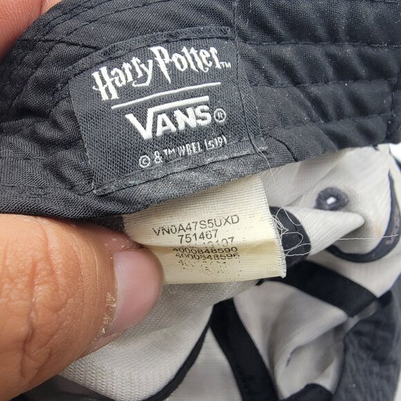 Vans x Harry Potter Deathly Hallows Cap Hat Tie Purple Gray Dye Hogwarts - Picture 9 of 9